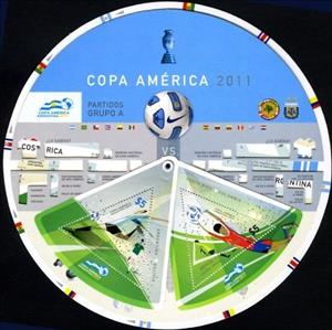 Souvenir Sheet, Argentina - Bolivia & Costa Rica - Colombia, Argentina,  
