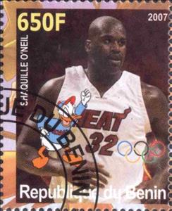Stamp, Shaquilles O'Neil, Cinderellas,  , Sport
