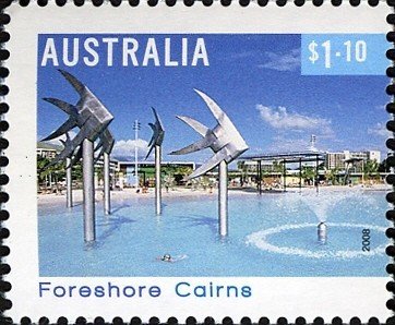 Stamp, Foreshore, Cairns, Australia,  