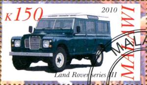 Stamp, Land Rover series III, Cinderellas,  , Cars
