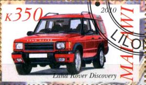 Stamp, Land Rover Discovery, Cinderellas,  , Cars