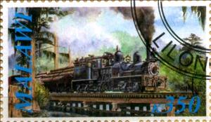 Stamp, Trains, Cinderellas,  , Locomotives, Railways, Steam Traction