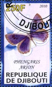 Stamp, Phengaris Arion, Cinderellas,  , Butterflies