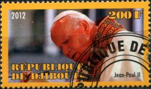 Stamp, Jean Paul II, Cinderellas,  , People, Popes