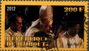 Stamp, Jean Paul II, Cinderellas,  , People, Popes