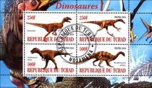 Mini Sheet, Dinosaurs, Cinderellas,  , Dinosaurs