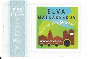 Stamp, Elva Walking Center, Cinderellas,  