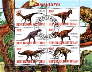 Mini Sheet, Dinosaurs, Cinderellas,  , Dinosaurs