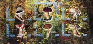 Mini Sheet, Champignons 4, Cinderellas,  , Mushrooms