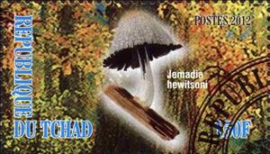 Stamp, Jemadia hewitsoni, Cinderellas,  , Mushrooms