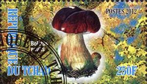 Stamp, Cep (Boletus edulis), Cinderellas,  , Mushrooms