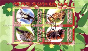 Mini Sheet, Marsupiaux I, Cinderellas,  