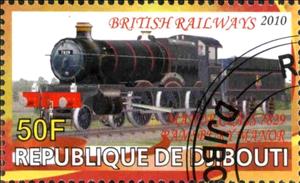 Stamp, British Railways Class 7829, Cinderellas,  , Locomotives, Railways, Steam Traction