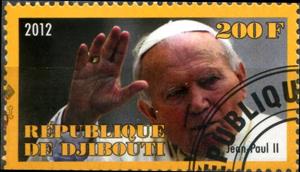 Stamp, Jean Paul II, Cinderellas,  , People, Popes