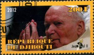 Stamp, Jean Paul II, Cinderellas,  , People, Popes