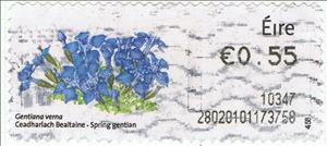Stamp, Spring gentian, Ireland,  