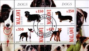 Mini Sheet, Dogs, Cinderellas,  , Dogs