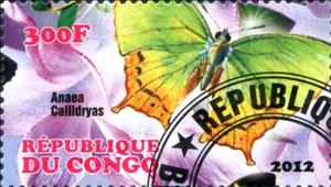 Stamp, Anaea callidryas, Cinderellas,  , Butterflies