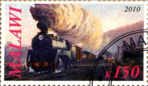 Stamp, Locomotive, Cinderellas,  , Locomotives, Railways, Steam Traction