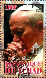 Stamp, Jean-Paul II, Cinderellas,  , People, Popes