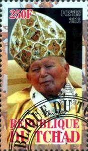 Stamp, Jean-Paul II, Cinderellas,  , People, Popes