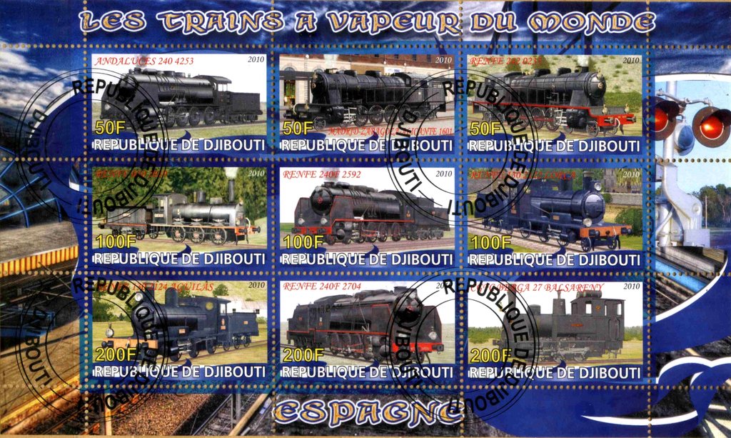 Les Trains a vapeur du Monde - Espagne