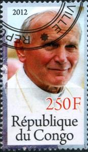 Stamp, Pope John Paul II, Cinderellas,  , People
