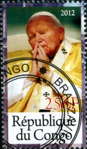 Stamp, Pope John Paul II, Cinderellas,  , People