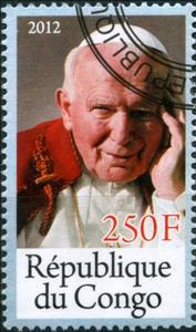Stamp, Pope John Paul II, Cinderellas,  , People