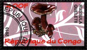 Stamp, Russula queletii, Cinderellas,  , Mushrooms