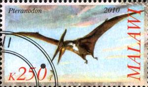 Stamp, Pteranodon, Cinderellas,  , Dinosaurs
