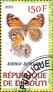 Stamp, Kirinia roxelana, Cinderellas,  , Butterflies