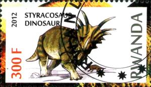 Stamp, Stryracosaur Dinosaur, Cinderellas,  , Dinosaurs