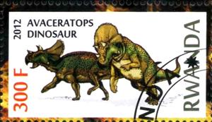 Stamp, Avaceratops Dinosaur, Cinderellas,  , Dinosaurs