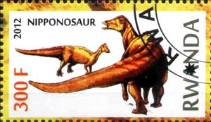 Stamp, Nipponosaur, Cinderellas,  , Dinosaurs