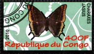Stamp, Charaxes jasius, Cinderellas,  , Butterflies
