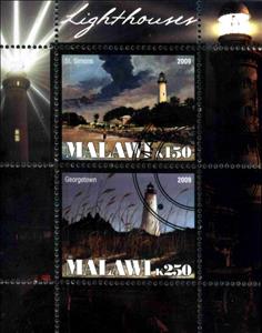 Mini Sheet, Lighthouses, Cinderellas,  , Lighthouses