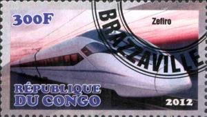 Stamp, Zefiro, Cinderellas,  , Locomotives, Railways