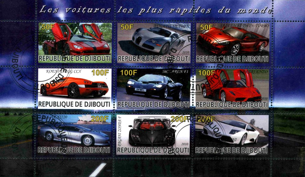 Les voitures les plus rapides du monde