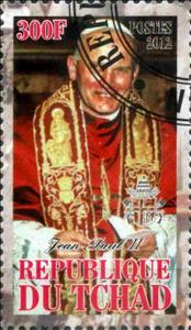 Stamp, Jean-Paul II, Cinderellas,  , People, Popes