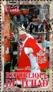 Stamp, Jean-Paul II, Cinderellas,  , People, Popes