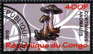 Stamp, Cortinarius anomalus, Cinderellas,  , Mushrooms