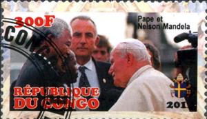 Stamp, Pope John Paul II, Cinderellas,  , People