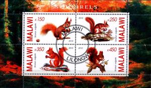 Mini Sheet, Squirrels, Cinderellas,  