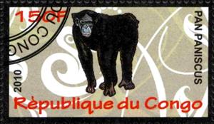 Stamp, Pan paniscus, Cinderellas,  