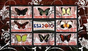 Mini Sheet, Papillons, Cinderellas,  , Butterflies