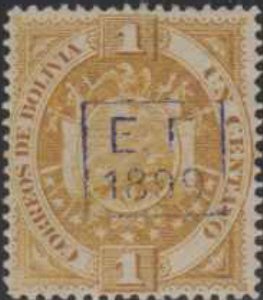 Stamp, New Coat of arms, Bolivia,  