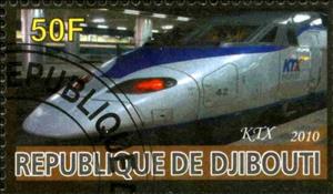 Stamp, Ktx, Cinderellas,  , Locomotives, Railways