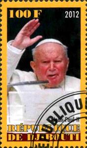 Stamp, Pape Jean-Paul II, Cinderellas,  , People, Popes