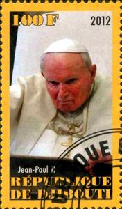 Stamp, Pape Jean-Paul II, Cinderellas,  , People, Popes
